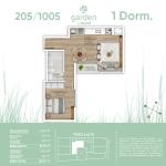 Venta apartamento 1 dormitorio en GARDEN by Block - La Blanqueada