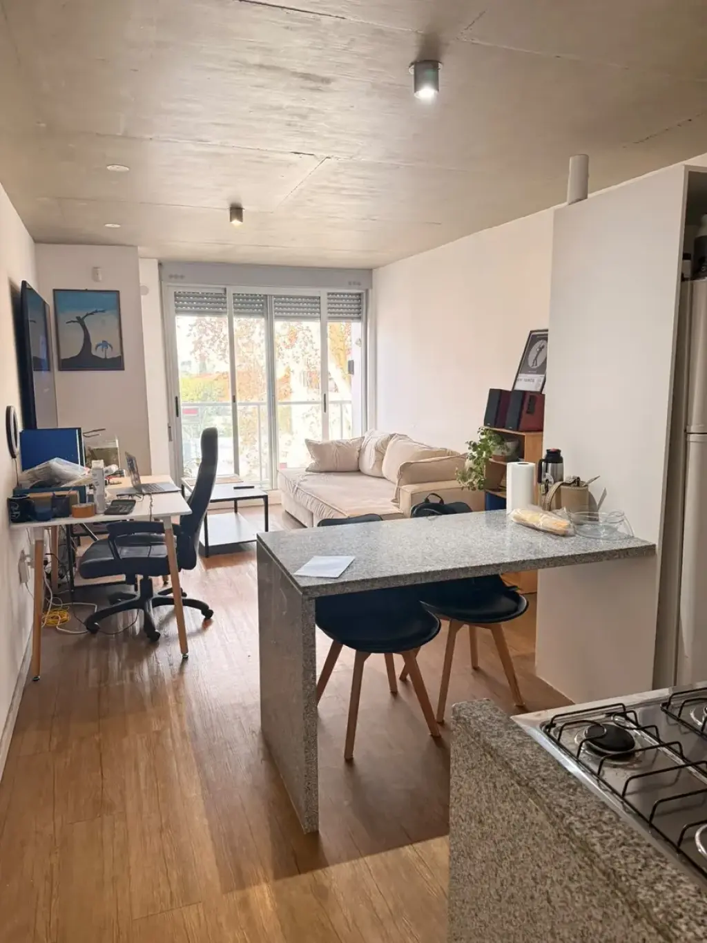 Alquiler apartamento 1 domitorio con garage en Pocitos