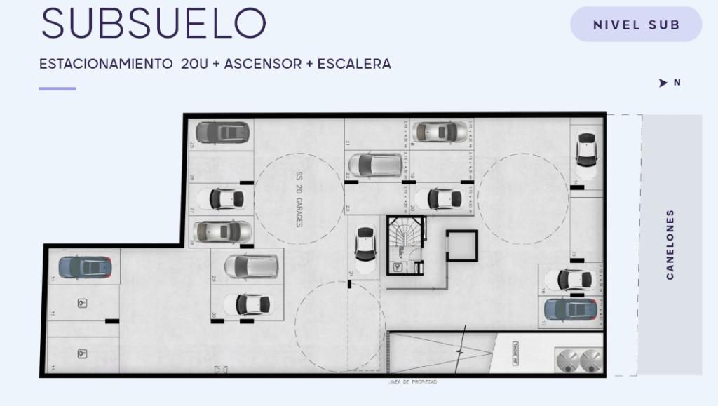 Venta de apartamento y garage a estrenar en Cordón Sur.