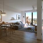 Venta de apartamento de 1 dormitorio en Cordón.