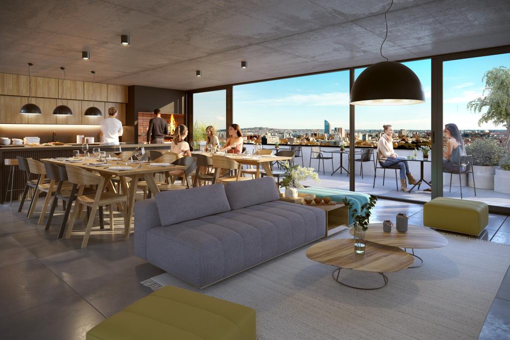 Venta de apartamento de 1 dormitorio en Cordón.