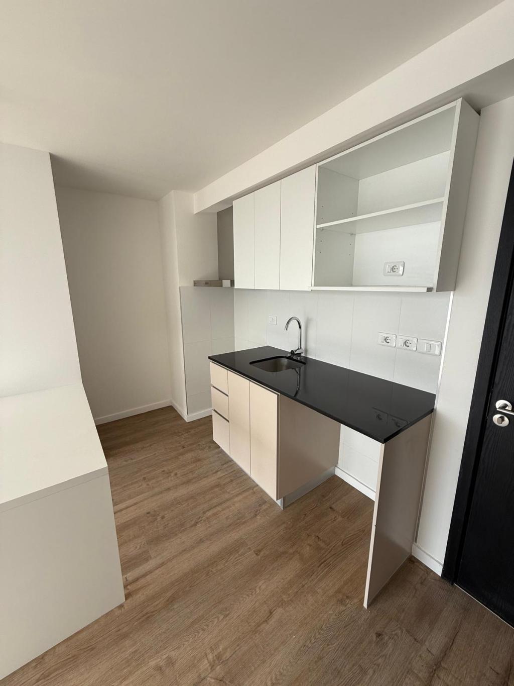 Alquiler apartamento 1 domitorio en centro, piso alto y vista despejada.
