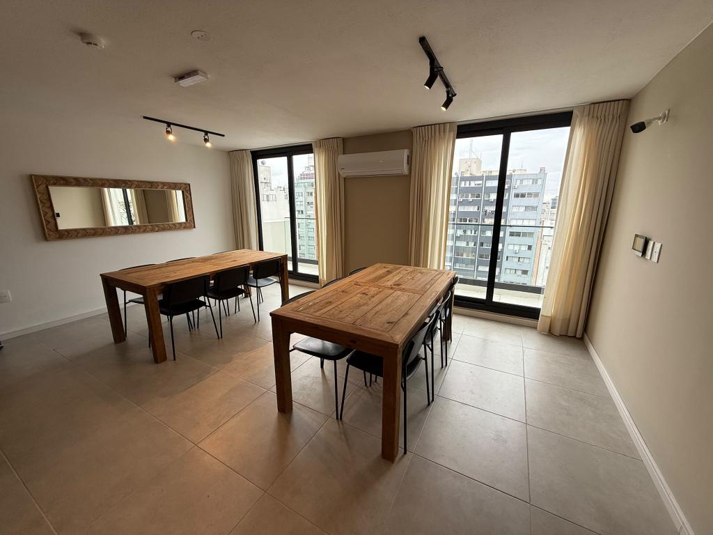 Alquiler apartamento de 1 dormitorio + garage en Cordón Sur. A estrenar.