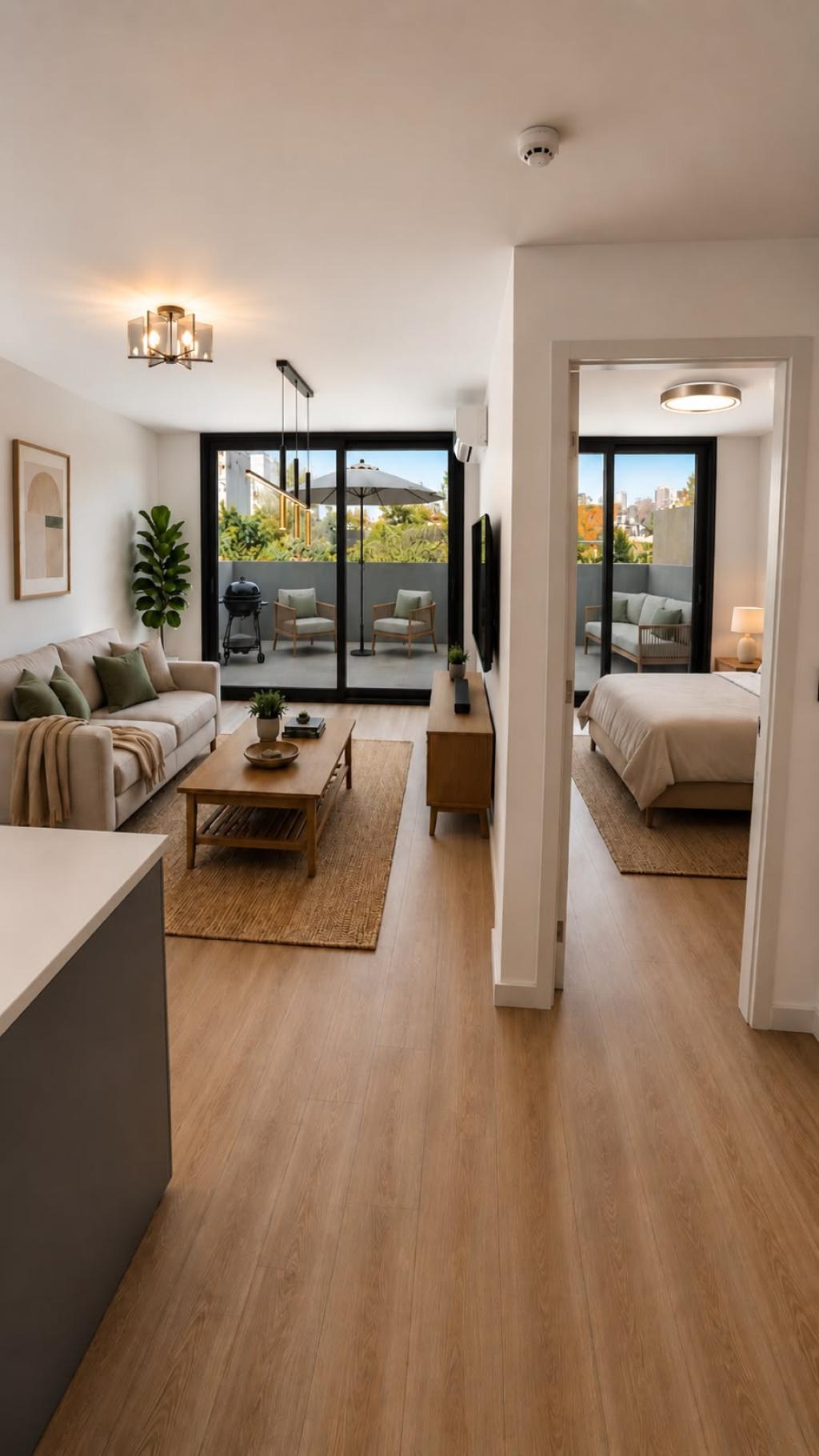 Venta apartamento 1 dormitorio con terraza y garage en Los Olímpicos - La Blanqueada.