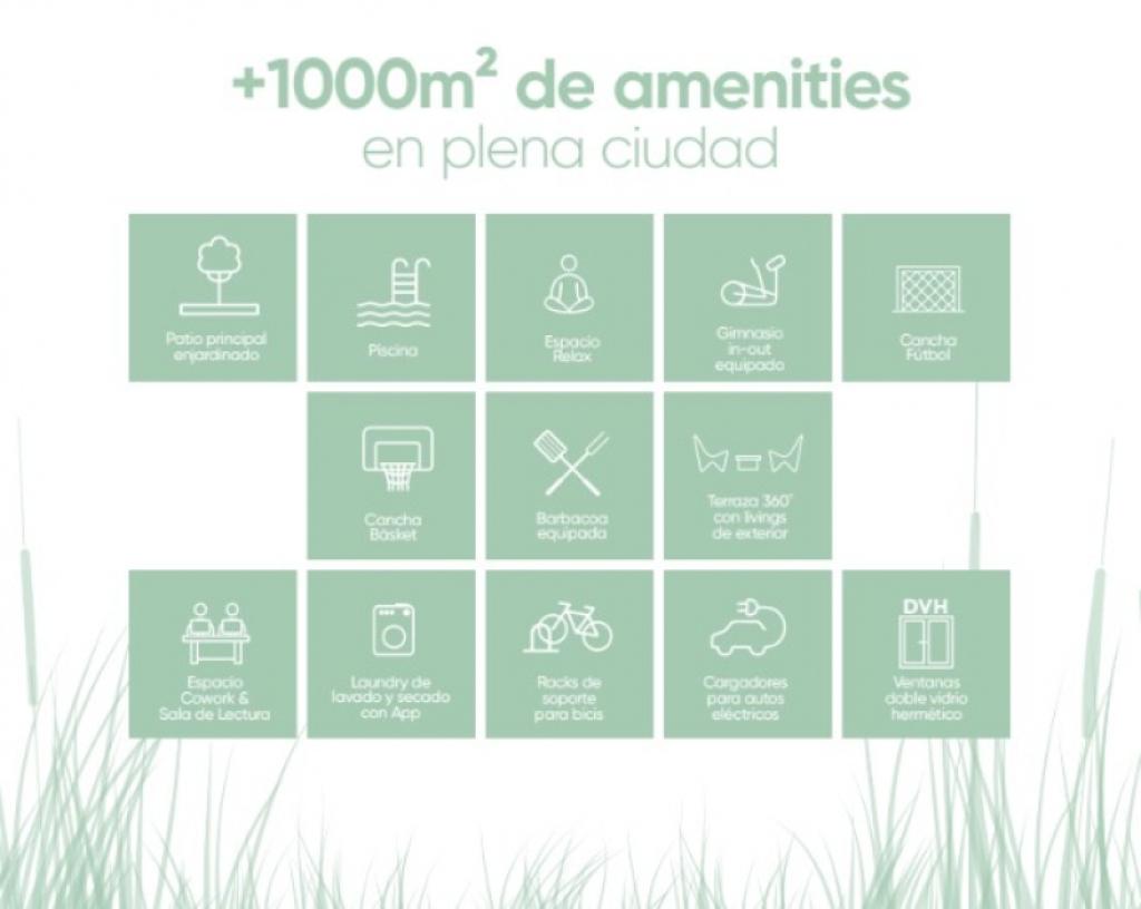 Venta apartamento 1 dormitorio en GARDEN by Block - La Blanqueada