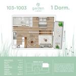 Venta apartamento 1 dormitorio en GARDEN by Block - La Blanqueada