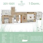 Venta apartamento 1 dormitorio en GARDEN by Block - La Blanqueada