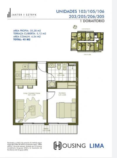 Apartamentos a estrenar en Aguada