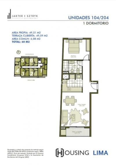 Apartamentos a estrenar en Aguada