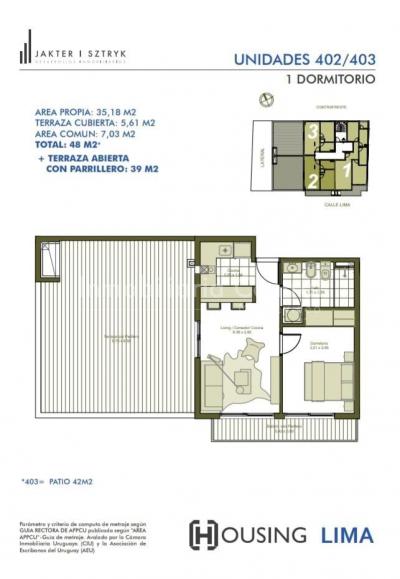 Apartamentos a estrenar en Aguada