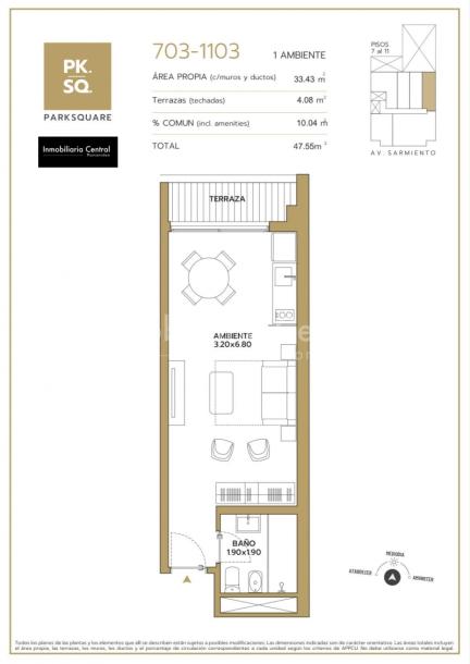 Punta Carretas, aptos monoambiente, 1 y 2 dormitorios-22