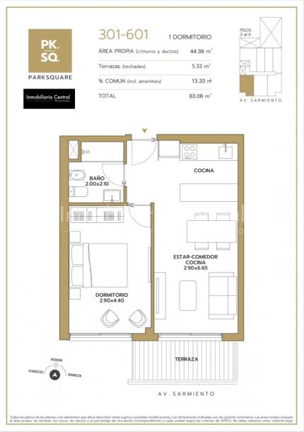 Punta Carretas, aptos monoambiente, 1 y 2 dormitorios-18
