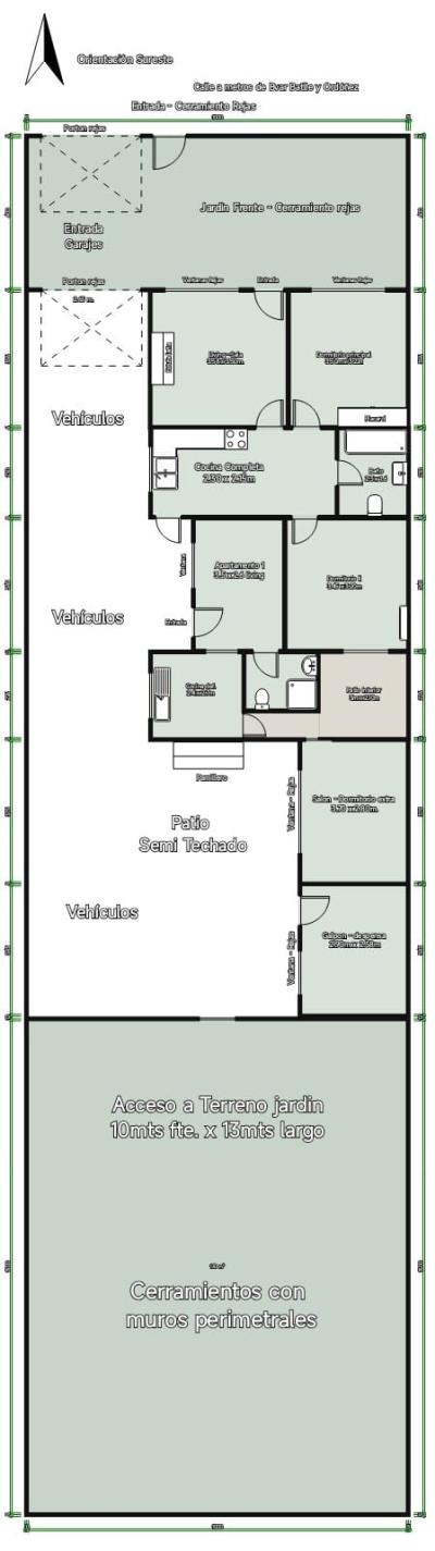 Casa en Aires Puros, 2 dormitorios + Apto
