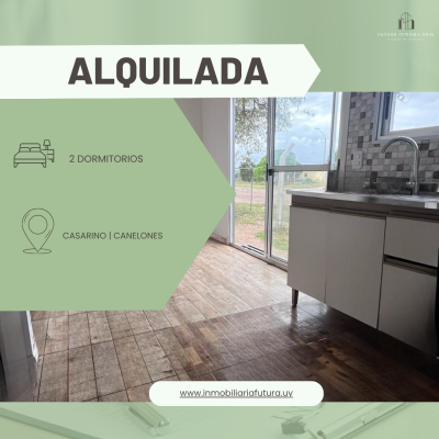 Alquiler 2 dormitorios a estrenar Casarino