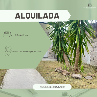 -ALQUILADA ❎ Alquiler 1 dormitorio en Puntas de manga