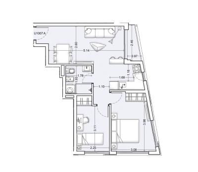 Venta - Apartamento 2 dormitorios - Unidad 1007A - Nórdico