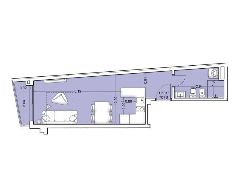 Venta - Apartamento 1 dormitorio - Unidad 101B - Nórdico-29
