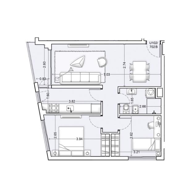 Venta - Apartamento 2 dormitorios - Unidad 102B - Nórdico-29