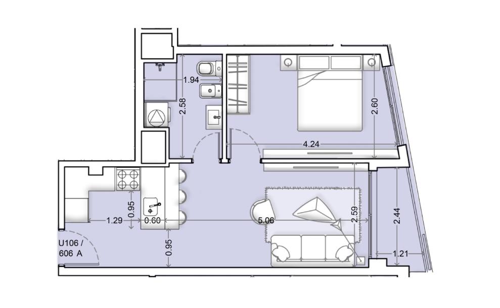 Venta - Apartamento 1 Dormitorio - Unidad 306A - Nórdico-24