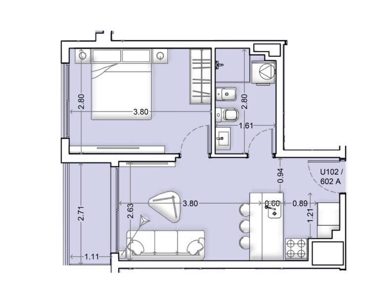 Venta - Apartamento 1 Dormitorio - Unidad 202A - Nórdico-25