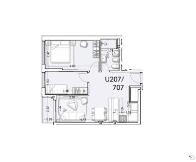 Venta - Apartamento 2 dormitorios - Unidad 407B - Ventura Tres Cruces