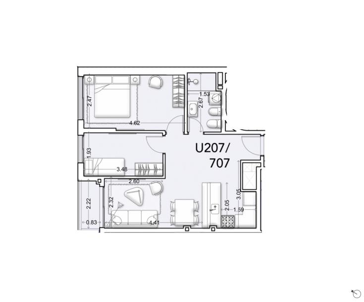 Venta - Apartamento 2 dormitorios - Unidad 407B - Ventura Tres Cruces-27