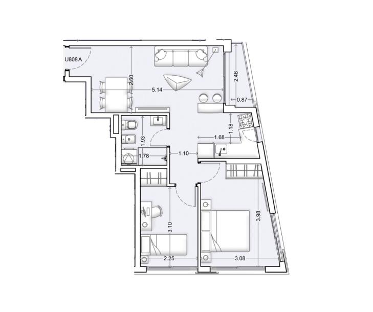 Venta - Apartamento 2 dormitorios - Unidad 808A - Nórdico-30