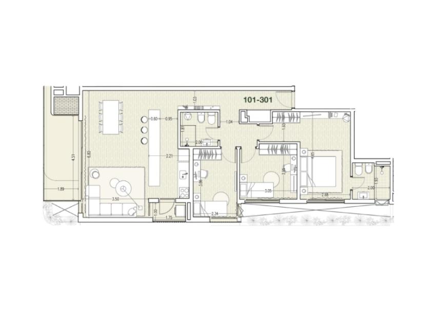 Venta - Apartamento 3 dormitorios - Unidad 101 - Américas Village-7