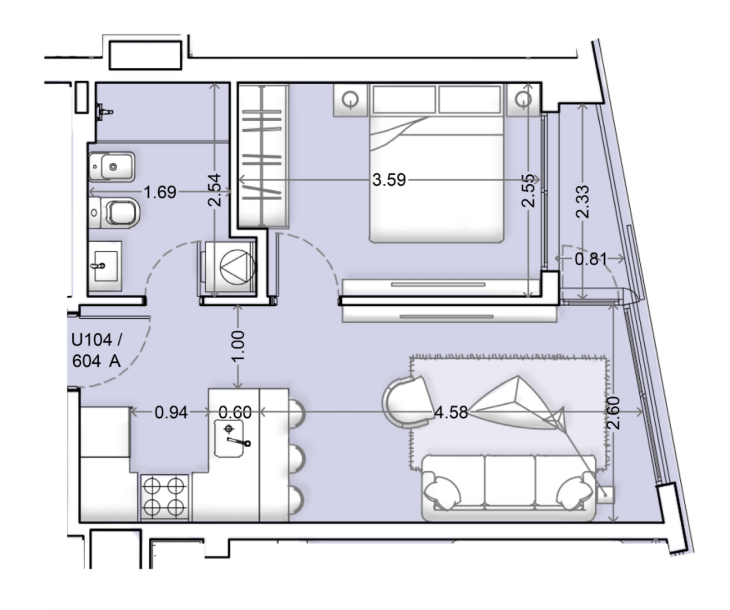 Venta - Apartamento 1 Dormitorio - Unidad 104A - Nórdico-24