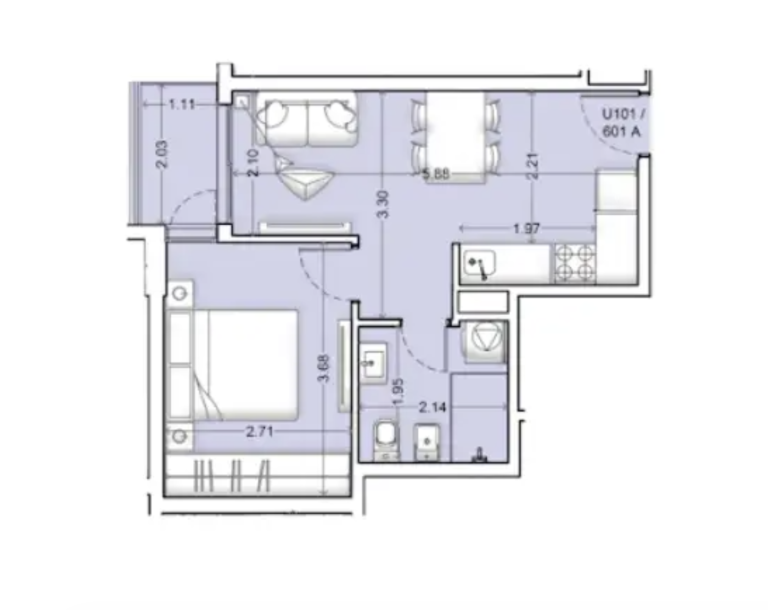 Venta - Apto 1 Dormitorio - Unidad 401A - Nórdico-22