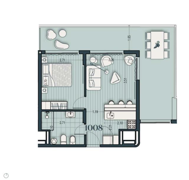 Venta - Apartamento 1 Dormitorio - Unidad 1008B - Cosmopolitan-11