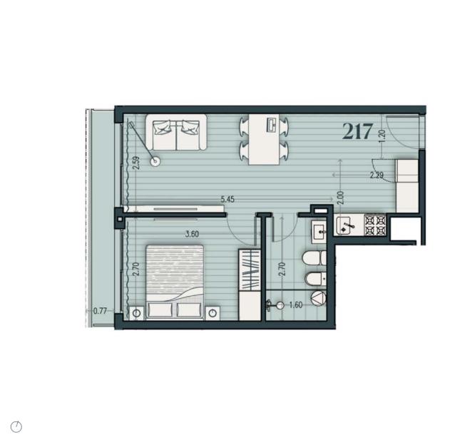 Venta - Apartamento 1 Dormitorio - Unidad 217B - Cosmopolitan-12