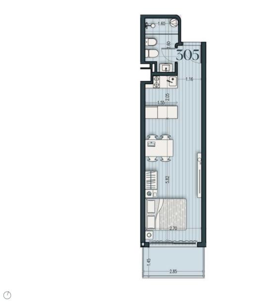 Venta - Apartamento Monoambiente - Unidad 305A - Cosmopolitan-12