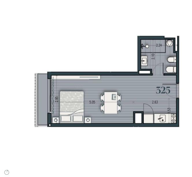 Venta - Apartamento Monoambiente - Unidad 325B - Cosmopolitan-12