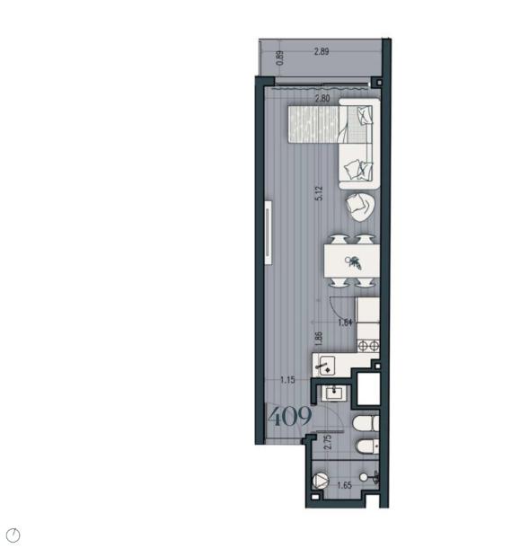 Venta - Apartamento Monoambiente - Unidad 409A - Cosmopolitan-13