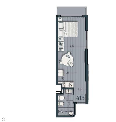 Venta - Apartamento Monoambiente - Unidad 415B - Cosmopolitan