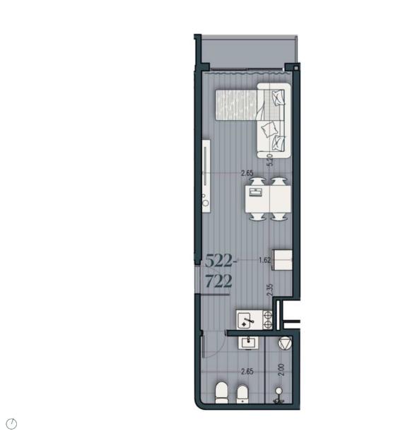 Venta - Apartamento Monoambiente - Unidad 522B - Cosmopolitan-12