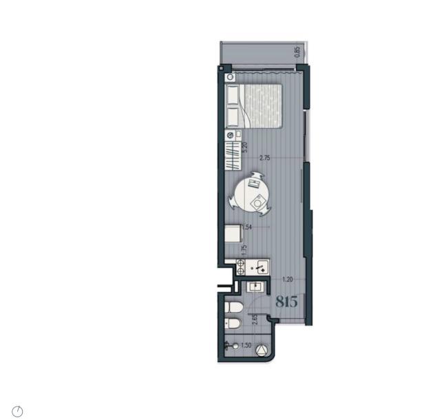 Venta - Apartamento Monoambiente - Unidad 815B - Cosmopolitan-13