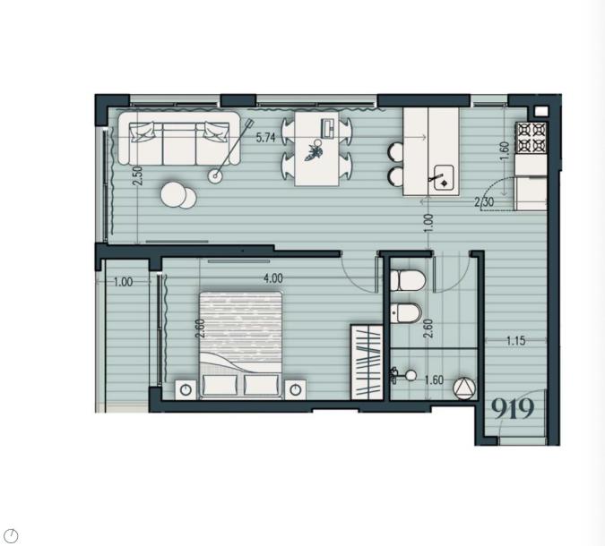 Venta - Apartamento 1 Dormitorio - Unidad 919B - Cosmopolitan-14
