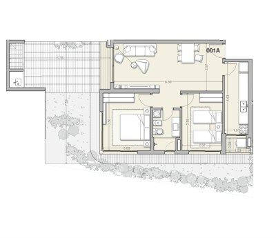 Apartamento 2 dormitorios con Jardín, Parrillero y Garaje incluido - Costanera Village