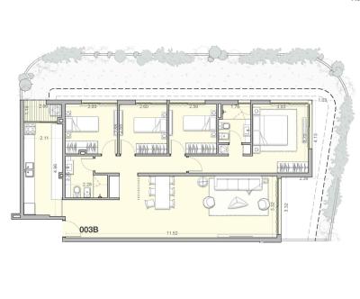Apartamento 4 dormitorios con Jardín y Garaje - Unidad 003B - Costanera Village