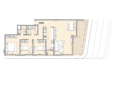 Apartamento 3 dormitorios con Vista al Mar y Garaje - Unidad 505B - Costanera Village