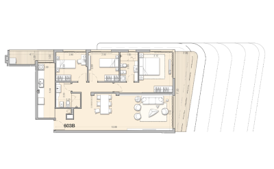 Apartamento 3 dormitorios Piso 6, con Garaje y Vista al Mar - Costanera Village