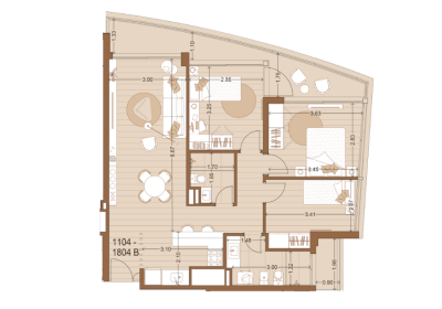 Venta - Apartamento 3 dormitorios - Unidad 1604 - Ventura Tower Carrasco