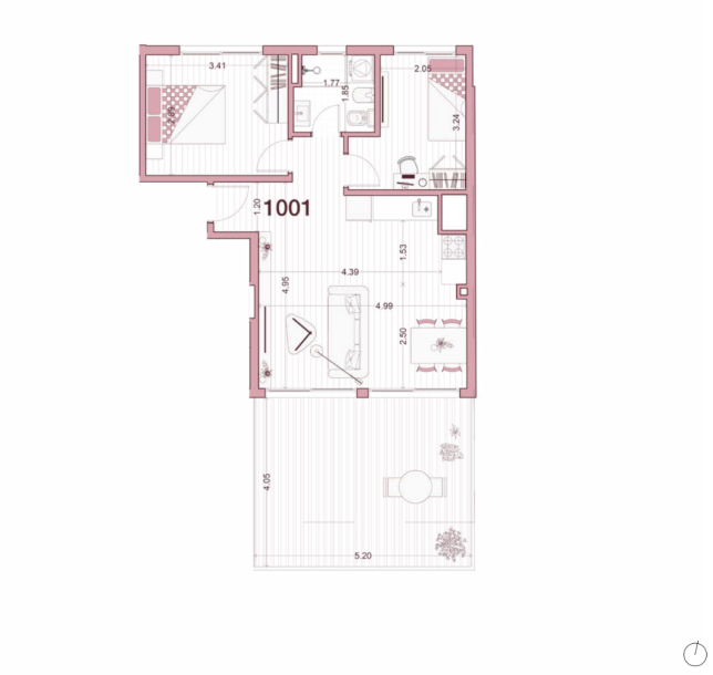 Venta - Apartamento 2 dormitorios - Unidad 1001 - Ventura Uptown-14