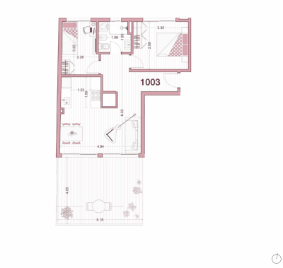 Venta - Apartamento 2 dormitorios - Unidad 1003 - Ventura Uptown