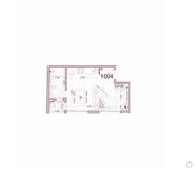 Venta - Apartamento Monoambiente - Unidad 1004 - Ventura Uptown