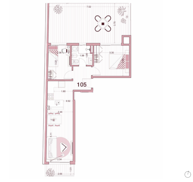 Venta - Apartamento 2 dormitorios - Unidad 105 - Ventura Uptown-14