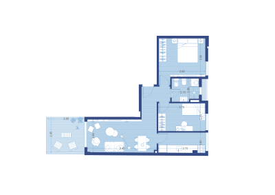 Venta - Apartamento 2 dormitorios - Unidad 1001 - Winks Magallanes