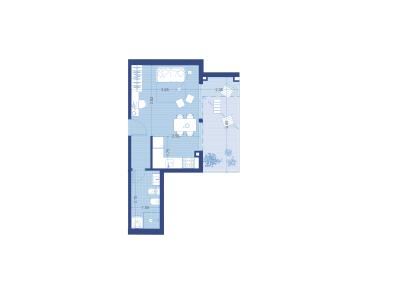 Venta - Apartamento Monoambiente - Unidad 101 - Winks Magallanes